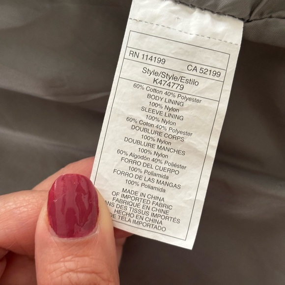 Roxy Women's Light Gray Trench Coat - Picture 6 of 11